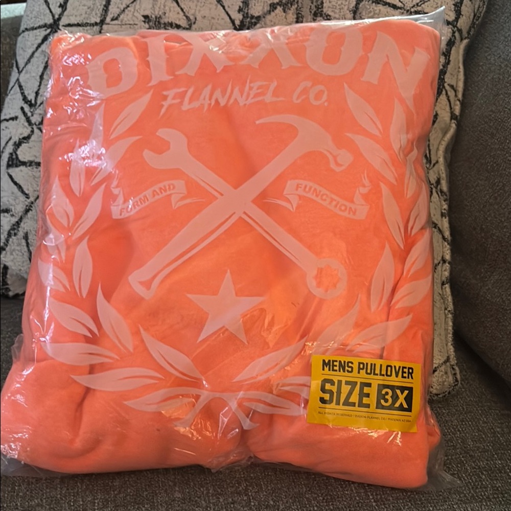 Dixon Flannel Co. Orange Men's Pullover